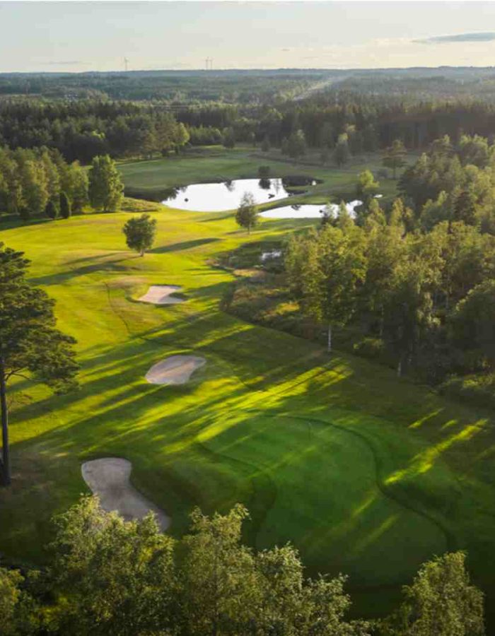 Aerial view of Nässjö golf course